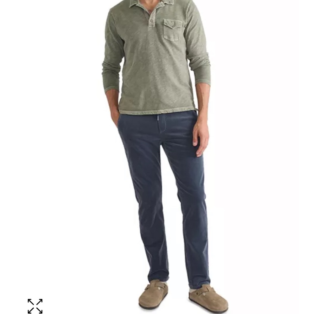 Marine Layer Cotton Saturday Casual Slim Fit Pant Men size X-Large